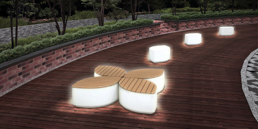 Leaf Bench Light