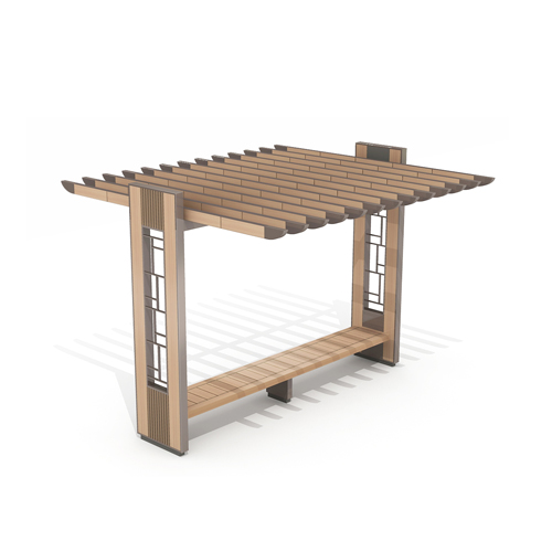 Rafter Pergola(Bench)