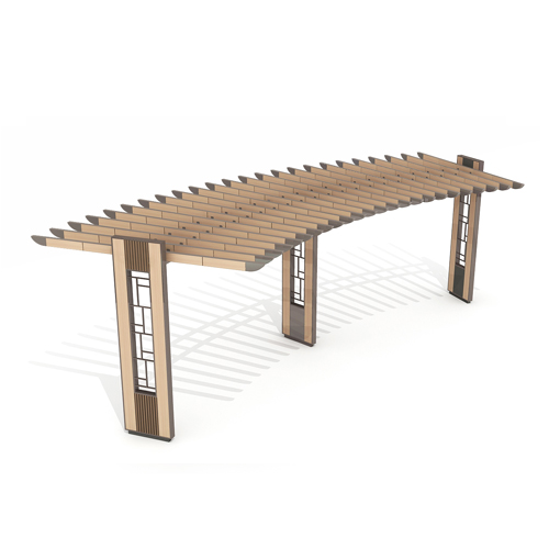 Rafter Pergola(Curve)