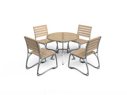 Doppio Table set