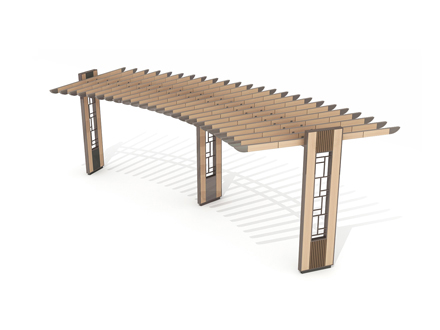 Rafter Pergola(Curve)