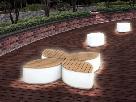 Leaf Bench Light